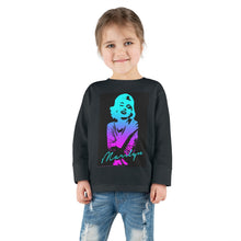Load image into Gallery viewer, Marilyn Monroe Gradient Pop Art Toddler Long Sleeve Tee