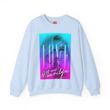 Load image into Gallery viewer, Marilyn Monroe Love Unisex Crewneck Sweatshirt
