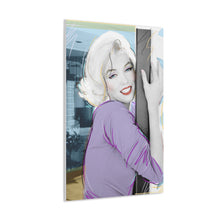 Load image into Gallery viewer, Marilyn Monroe "Lavender" Art Deco Pop Art Canvas Gallery Wrap