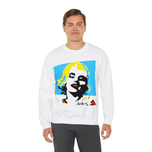 Load image into Gallery viewer, Marilyn Monroe Pop Art Graphic Sweatshirt, Retro Art, Tiffany Blue, Womens Sweater, Retro Fashion, Sweater Weather, Autumn Sweatshirt