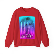 Load image into Gallery viewer, Marilyn Monroe Love Unisex Crewneck Sweatshirt