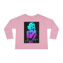Load image into Gallery viewer, Marilyn Monroe Gradient Pop Art Toddler Long Sleeve Tee