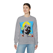 Load image into Gallery viewer, Marilyn Monroe Pop Art Graphic Sweatshirt, Retro Art, Tiffany Blue, Womens Sweater, Retro Fashion, Sweater Weather, Autumn Sweatshirt