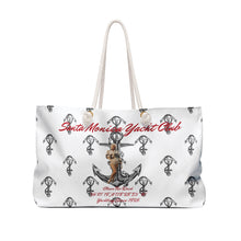 Load image into Gallery viewer, Marilyn Monroe Santa Monica Yacht Club White Tote Bag