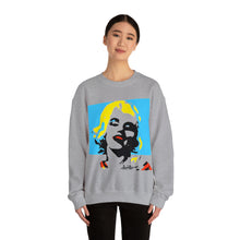 Load image into Gallery viewer, Marilyn Monroe Pop Art Graphic Sweatshirt, Retro Art, Tiffany Blue, Womens Sweater, Retro Fashion, Sweater Weather, Autumn Sweatshirt
