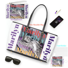 Load image into Gallery viewer, Marilyn Monroe PU Leather Tote Shoulder Bag