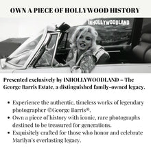 Load image into Gallery viewer, Marilyn Monroe Last Photo Framed Print By George Barris