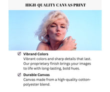 Load image into Gallery viewer, Contemporary Marilyn Monroe Print Canvas Print Wall Art Wall Art Photos Home Decor Marilyn Monroe On The Beach Wall Decor Canvas Art