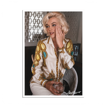 Load image into Gallery viewer, Marilyn Monroe Hollywood Hills By George Barris Limited Edition Colored Frame Posters