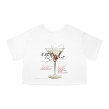 Load image into Gallery viewer, Marilyn Monroe Bubbly In Hand And The World At My Feet Crop Top Shirt