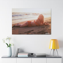 Load image into Gallery viewer, Marilyn Monroe Happiness Comes In Waves Canvas Gallery Wraps