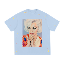 Load image into Gallery viewer, Marilyn Monroe Pop Art Paint Splatter T-Shirt