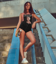 Load image into Gallery viewer, Marilyn Monroe Baby Girl Women's Flowy Rolled Cuffs Tee