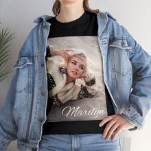Load image into Gallery viewer, Vintage Marilyn Monroe Retro Santa Monica Beach Unisex Heavy Cotton T-Shirt