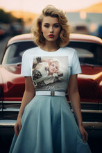 Load image into Gallery viewer, Vintage Marilyn Monroe Retro Santa Monica Beach Unisex Heavy Cotton T-Shirt