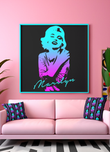 Load image into Gallery viewer, Marilyn Monroe Throw Pillow Gradient Pop Art