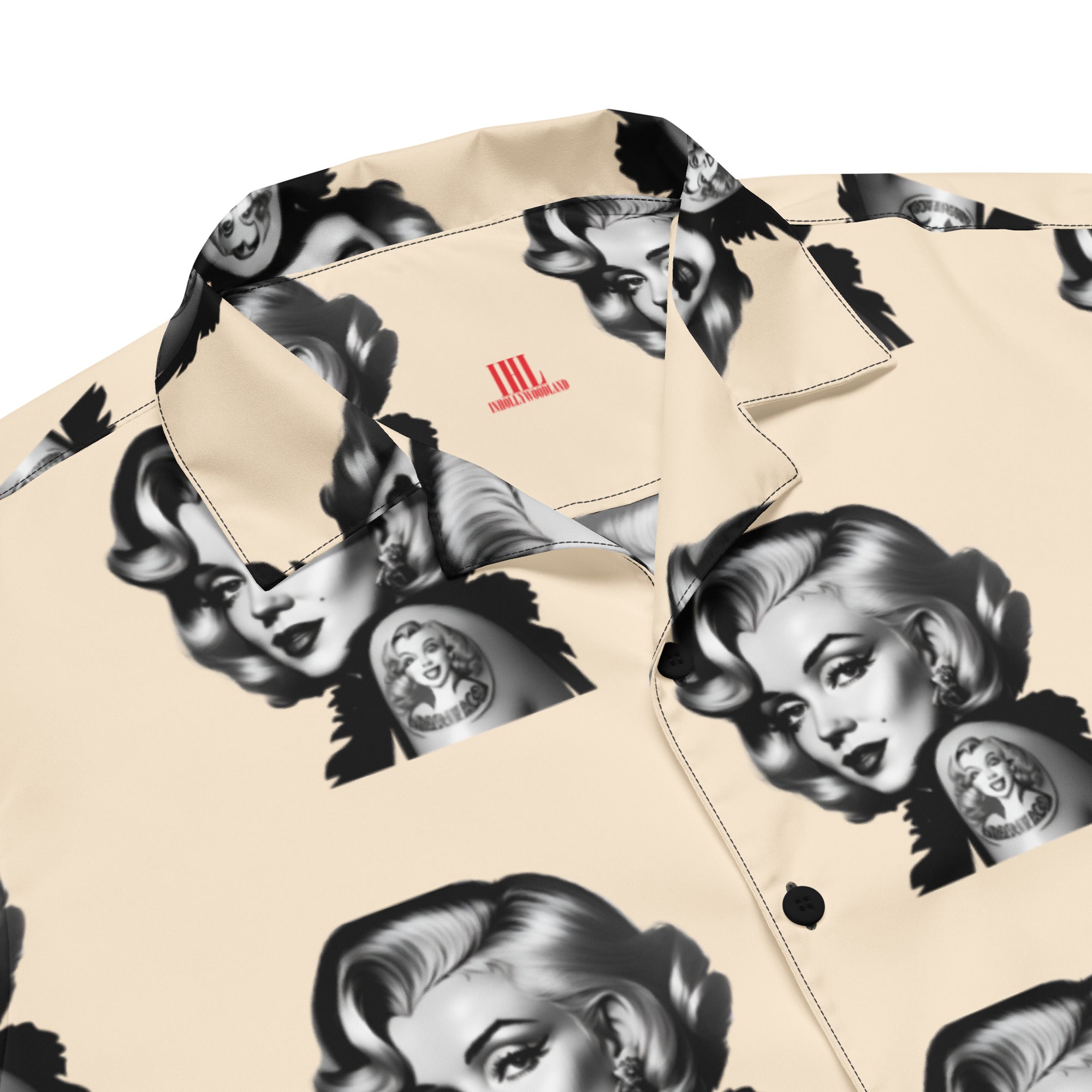 VINTAGE popular MARILYN MONROE BUTTON UP