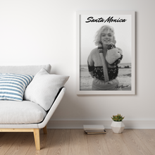 Load image into Gallery viewer, Marilyn Monroe Golden Sands and Endless Beauty Framed Poster