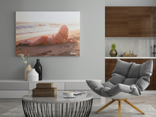 Load image into Gallery viewer, Marilyn Monroe Happiness Comes In Waves Canvas Gallery Wraps