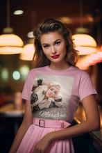 Load image into Gallery viewer, Vintage Marilyn Monroe Retro Santa Monica Beach Unisex Heavy Cotton T-Shirt