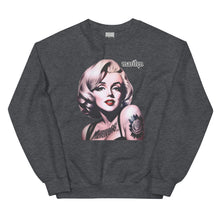 Load image into Gallery viewer, Marilyn Roses Tattooed Sweatshirt