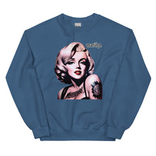 Load image into Gallery viewer, Marilyn Roses Tattooed Sweatshirt