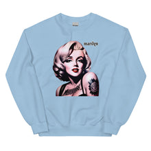 Load image into Gallery viewer, Marilyn Roses Tattooed Sweatshirt