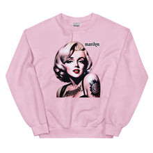 Load image into Gallery viewer, Marilyn Roses Tattooed Sweatshirt