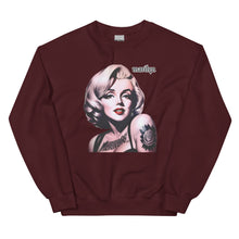 Load image into Gallery viewer, Marilyn Roses Tattooed Sweatshirt