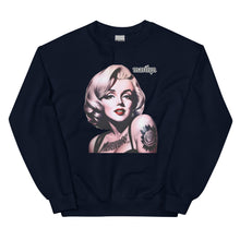 Load image into Gallery viewer, Marilyn Roses Tattooed Sweatshirt