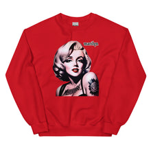 Load image into Gallery viewer, Marilyn Roses Tattooed Sweatshirt