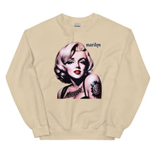 Load image into Gallery viewer, Marilyn Roses Tattooed Sweatshirt