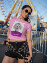 Load image into Gallery viewer, Marilyn Pink Leopard Women's short sleeve t-shirt