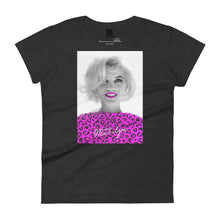 Load image into Gallery viewer, Marilyn Pink Leopard Women's short sleeve t-shirt