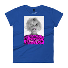 Load image into Gallery viewer, Marilyn Pink Leopard Women's short sleeve t-shirt