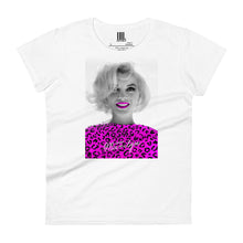 Load image into Gallery viewer, Marilyn Pink Leopard Women's short sleeve t-shirt