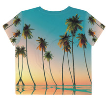 Load image into Gallery viewer, Marilyn Monroe Life Of Leisure All-Over Print Crop Tee