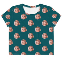 Load image into Gallery viewer, Marilyn Monroe Glam Head All-Over Print Crop Tee