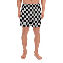 Load image into Gallery viewer, Marilyn Monroe Checkered Emoji Sport Shorts