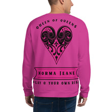 Load image into Gallery viewer, Norma Jeane Queen Of Queens In A Luxurious Pop Art Frame Unisex Sweater
