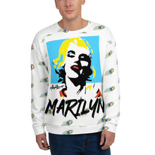 Load image into Gallery viewer, Marilyn Monroe Pop Art Peacock Unisex Sweatshirt