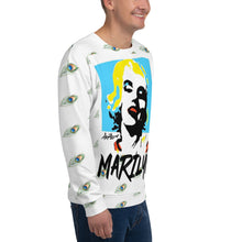 Load image into Gallery viewer, Marilyn Monroe Pop Art Peacock Unisex Sweatshirt