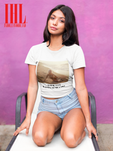 Load image into Gallery viewer, Marilyn Monroe "Santa Monica 1962 Magic Hour" Women’s Crop Tee