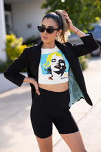 Load image into Gallery viewer, Marilyn Aqua Days Crop Tee