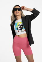 Load image into Gallery viewer, Marilyn Aqua Days Crop Tee