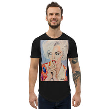 Load image into Gallery viewer, Marilyn Monroe "Muse" Curved Hem T-Shirt