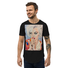 Load image into Gallery viewer, Marilyn Monroe "Muse" Curved Hem T-Shirt