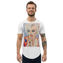 Load image into Gallery viewer, Marilyn Monroe "Muse" Curved Hem T-Shirt
