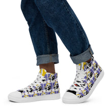 Load image into Gallery viewer, Norma Jeane Pop Art Men’s high top canvas shoes