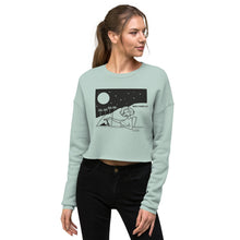Load image into Gallery viewer, Marilyn Monroe Mulholland Moonlighting Pop Art Crop Top Sweatshirt